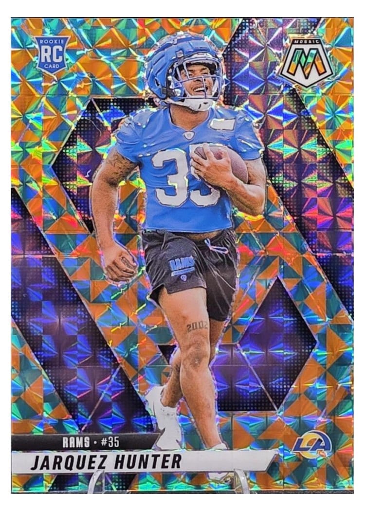 2025 Panini Mosaic Base Set Jarquez Hunter #380 card