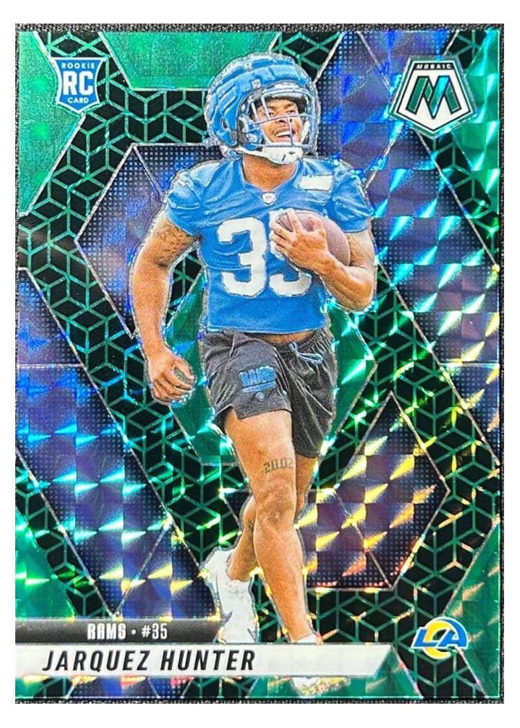 2025 Panini Mosaic Base Set Jarquez Hunter #380 card