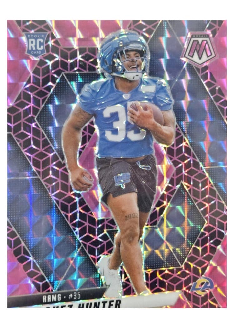 2025 Panini Mosaic Base Set Jarquez Hunter #380 card