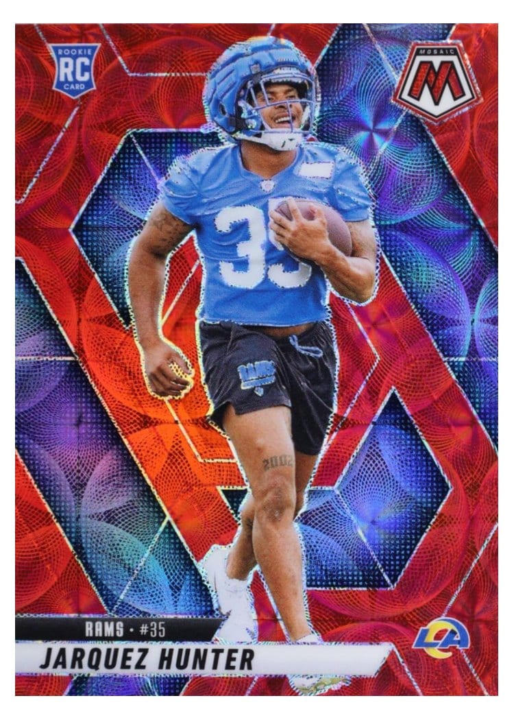 2025 Panini Mosaic Base Set Jarquez Hunter #380 card