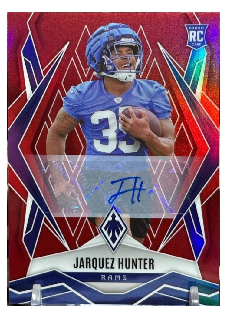 2025 Panini Phoenix Base Set Jarquez Hunter #232 card