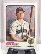 2022 Topps Heritage Chrome Jarred Kelenic #96 card