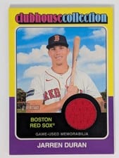 2024 Topps Heritage Clubhouse Collection Relic Jarren Duran #CCR-JD card
