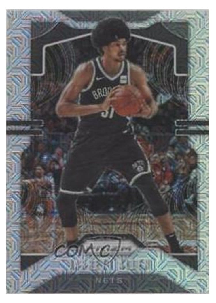 2019-20 Panini Prizm Base Set Jarrett Allen #47 card