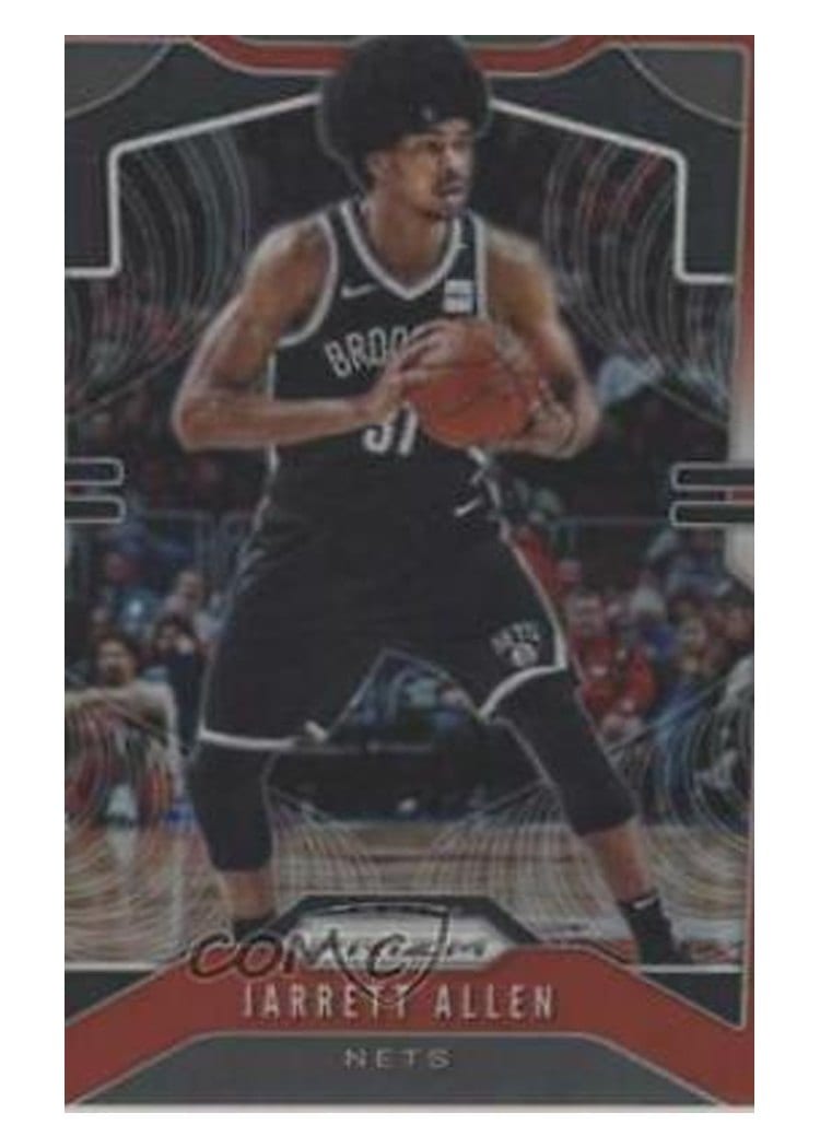 2019-20 Panini Prizm Base Set Jarrett Allen #47 card