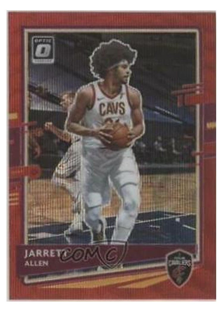 2020-21 Donruss Optic Base Set Jarrett Allen Red Wave #118 card