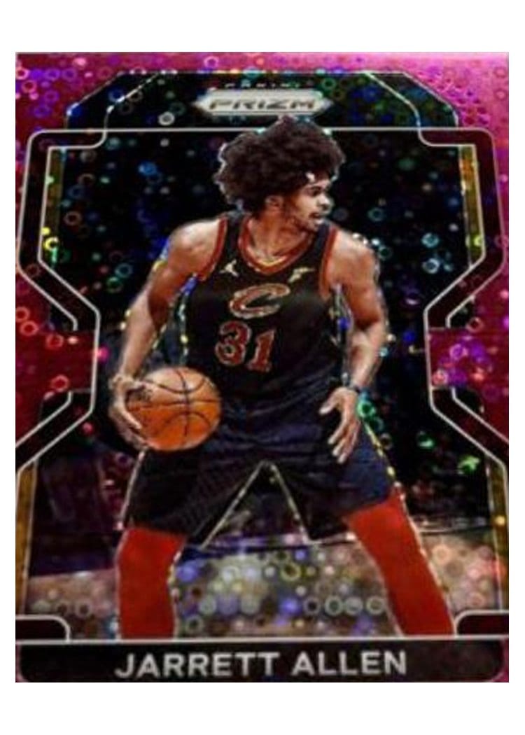 2021-22 Panini Prizm Base Set Jarrett Allen Fast Break Pink Prizm #209 card