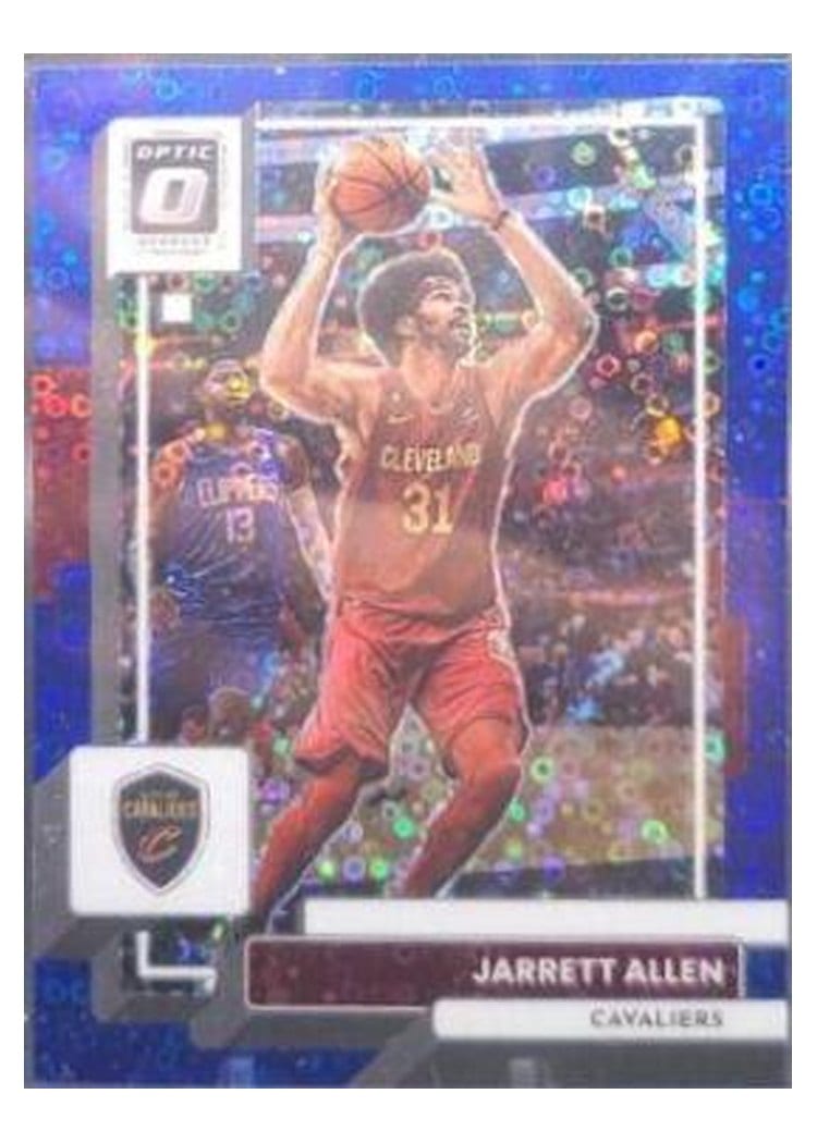 2022-23 Donruss Optic Base Set Jarrett Allen Fast Break Blue #76 card