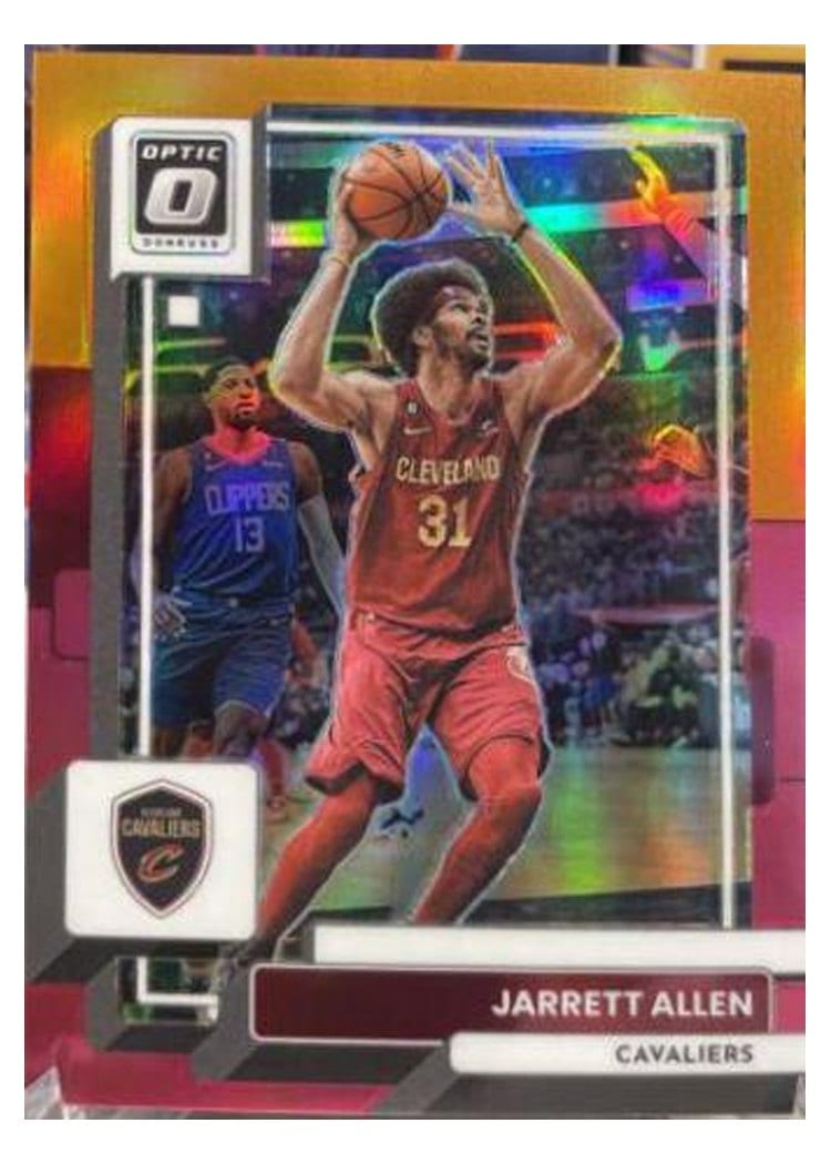 2022-23 Donruss Optic Base Set Jarrett Allen Two Tone #76 card