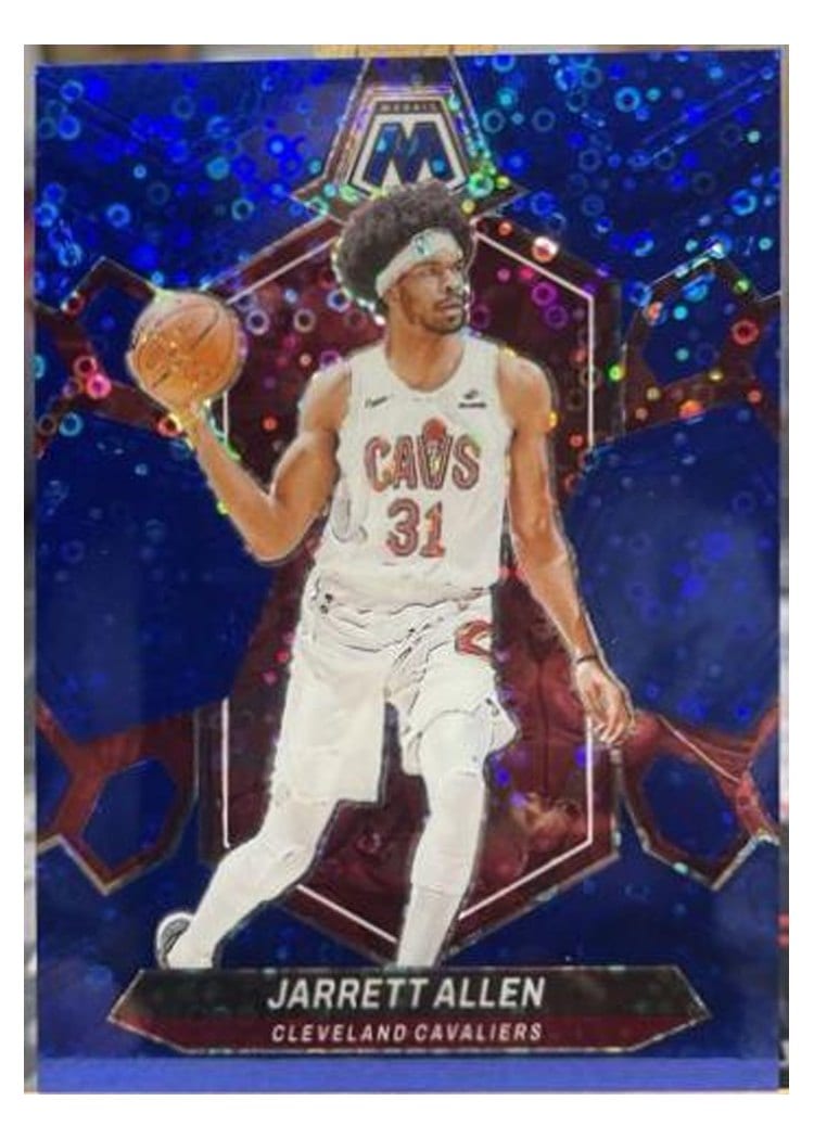 2023-24 Panini Mosaic Base Set Jarrett Allen Blue Fast Break #21 card