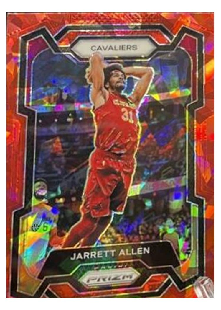 2023-24 Panini Prizm Base Set Jarrett Allen Red Ice #248 card