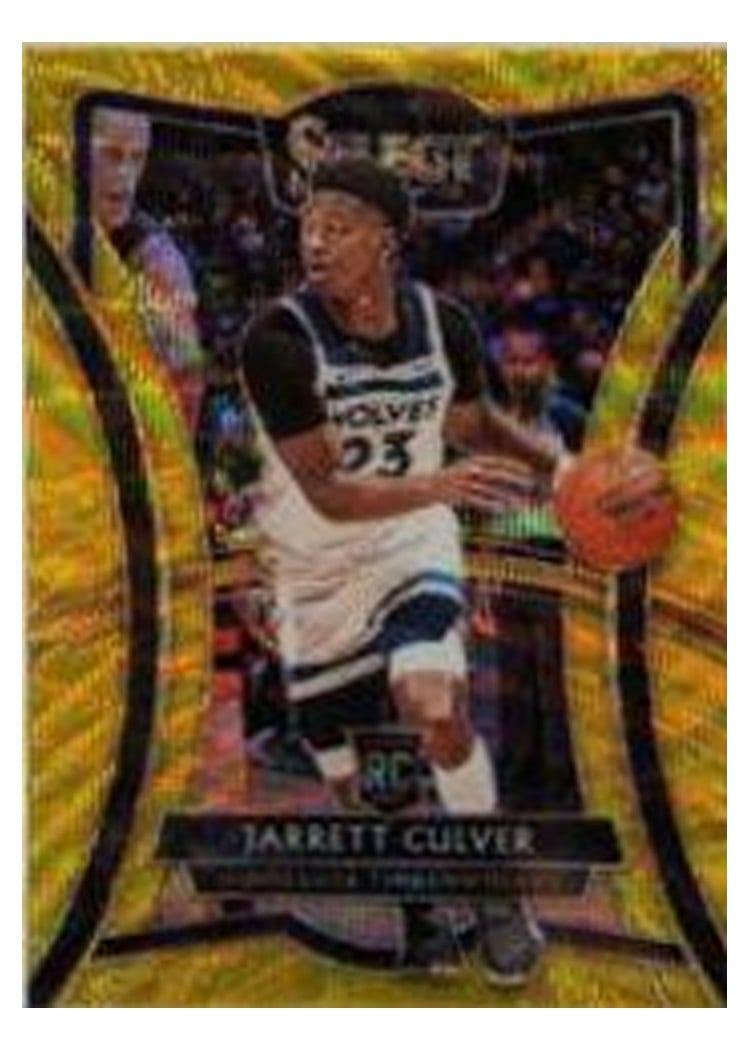 2019-20 Panini Select Base Set Jarrett Culver Gold Wave #160 card