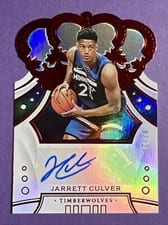 2019 Panini Crown Royale Rookie Autographs Jarrett Culver #CR-JCV card