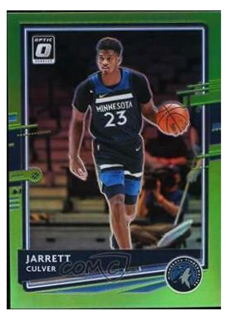2020-21 Donruss Optic Base Set Jarrett Culver Lime Green #150 card