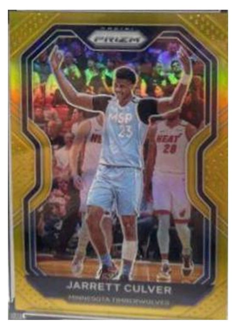 2020-21 Panini Prizm Base Set Jarrett Culver Gold Prizm #238 card