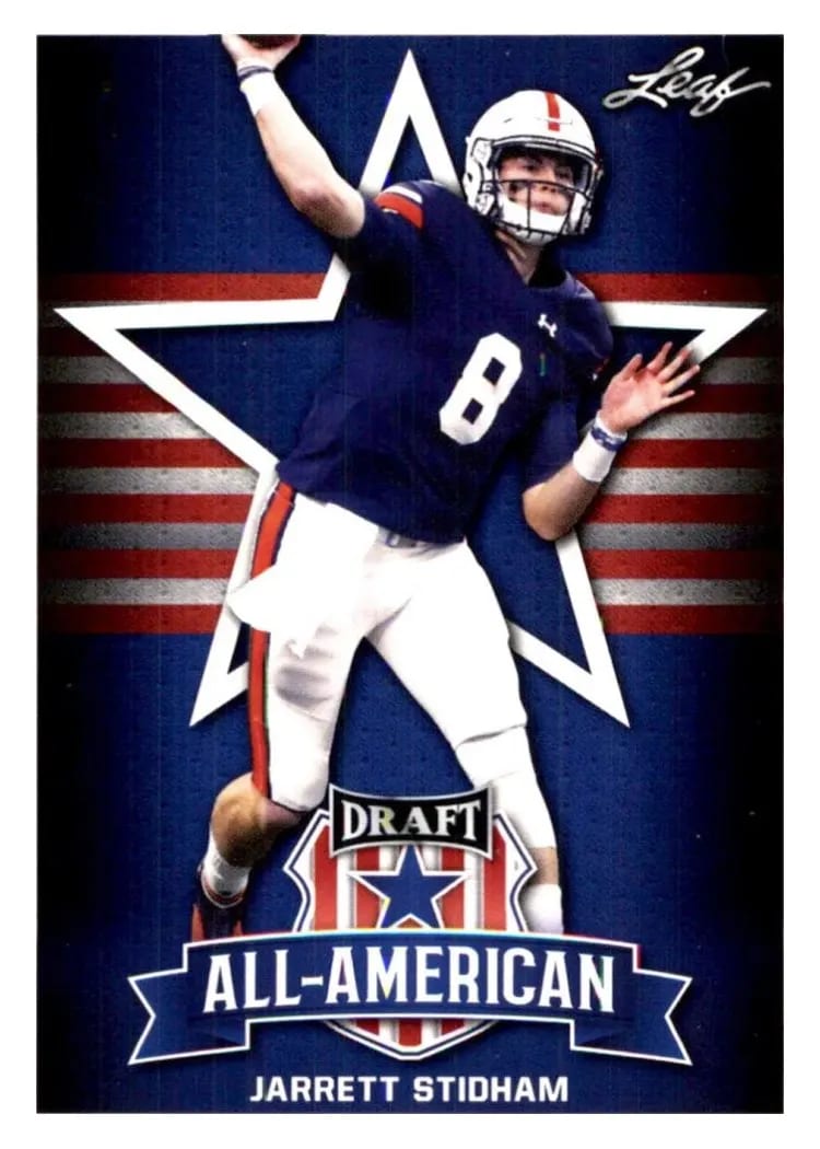 2019 Leaf Draft Jarrett Stidham #72 card