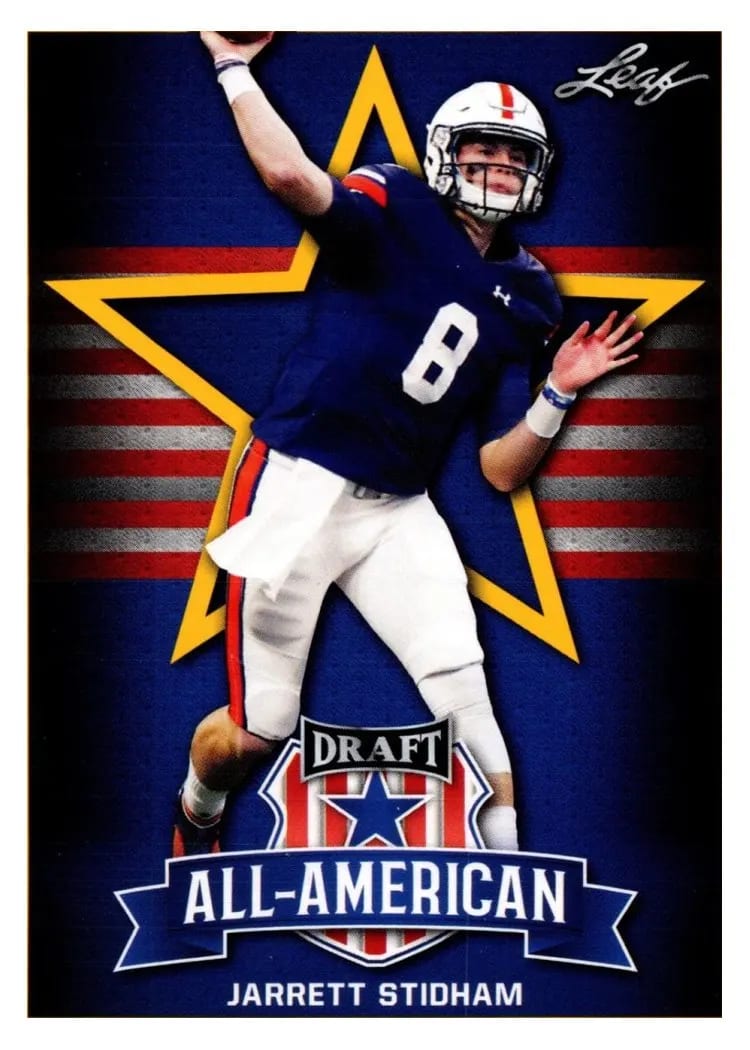2019 Leaf Draft Jarrett Stidham #72 card