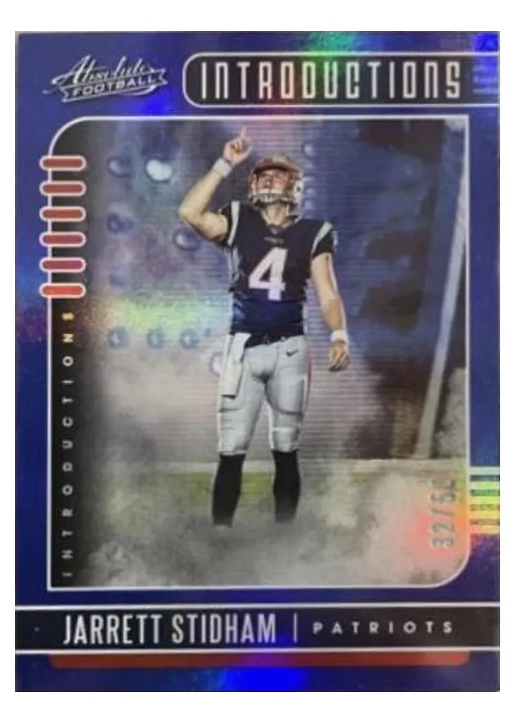 2019 Panini Absolute Introductions Jarrett Stidham #10 card
