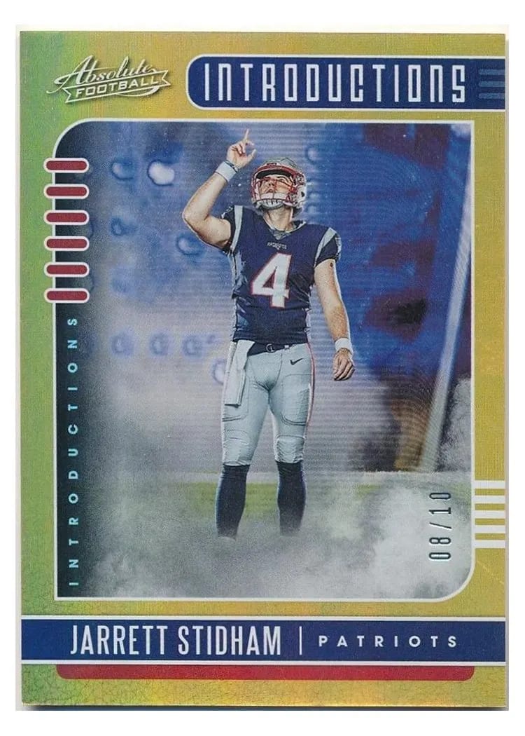 2019 Panini Absolute Introductions Jarrett Stidham #10 card