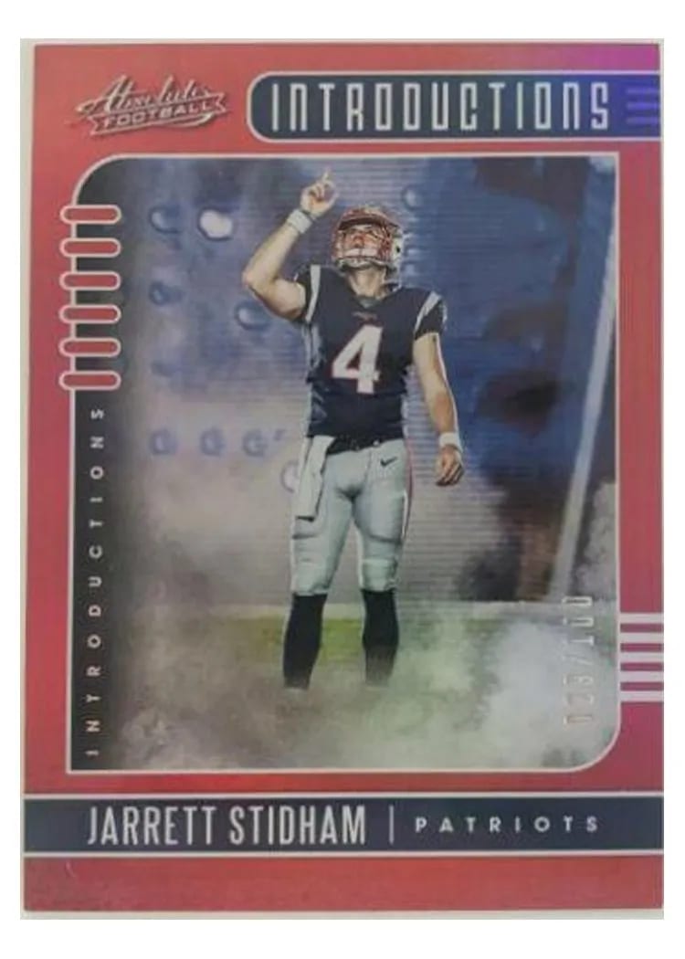 2019 Panini Absolute Introductions Jarrett Stidham #10 card