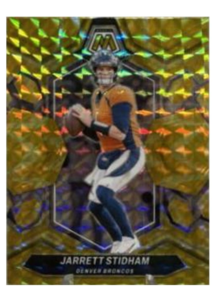 2024 Panini Mosaic Base Set Jarrett Stidham Yellow Reactive #64 card