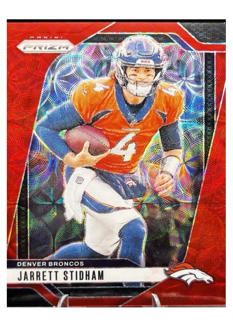 2024 Panini Prizm Base Set Jarrett Stidham Choice Red #83 card