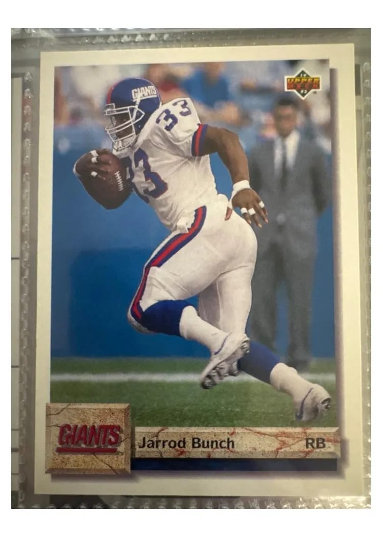 1992 Upper Deck Jarrod Bunch #67 card