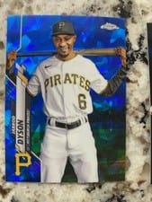 2020 Topps Chrome Update Sapphire Edition Base Set Jarrod Dyson #U-178 card