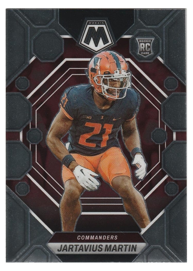 2023 Panini Mosaic Base Set Jartavius Martin #330 card
