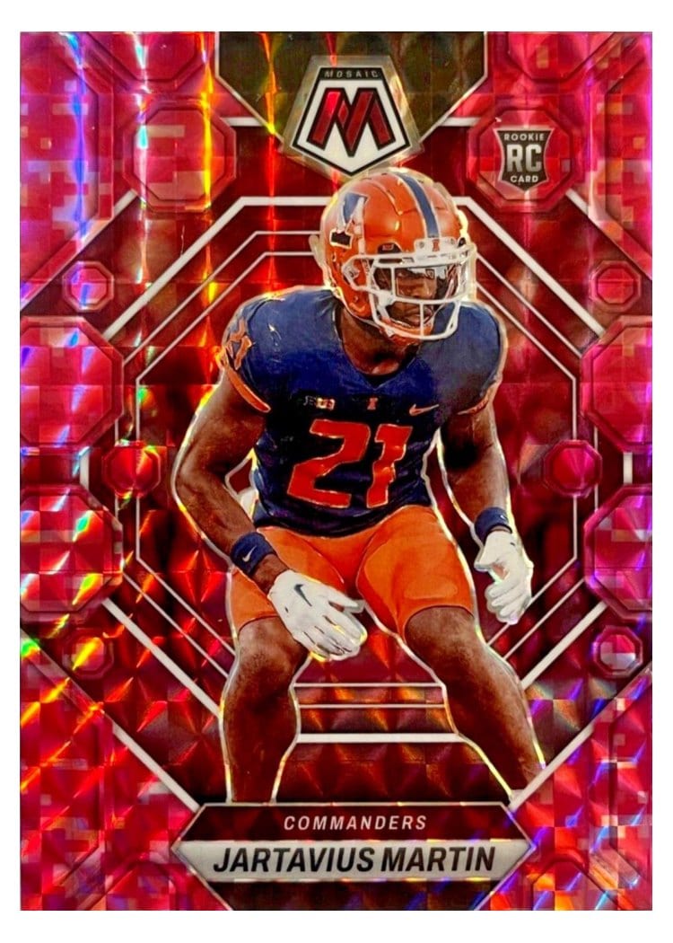 2023 Panini Mosaic Base Set Jartavius Martin #330 card
