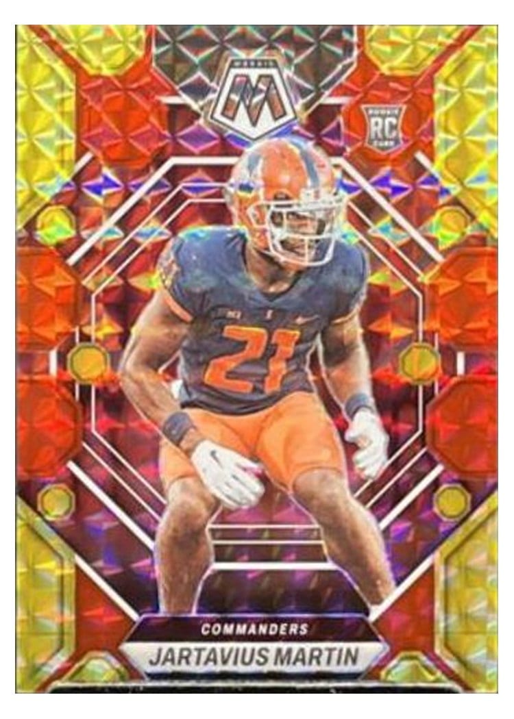 2023 Panini Mosaic Base Set Jartavius Martin #330 card