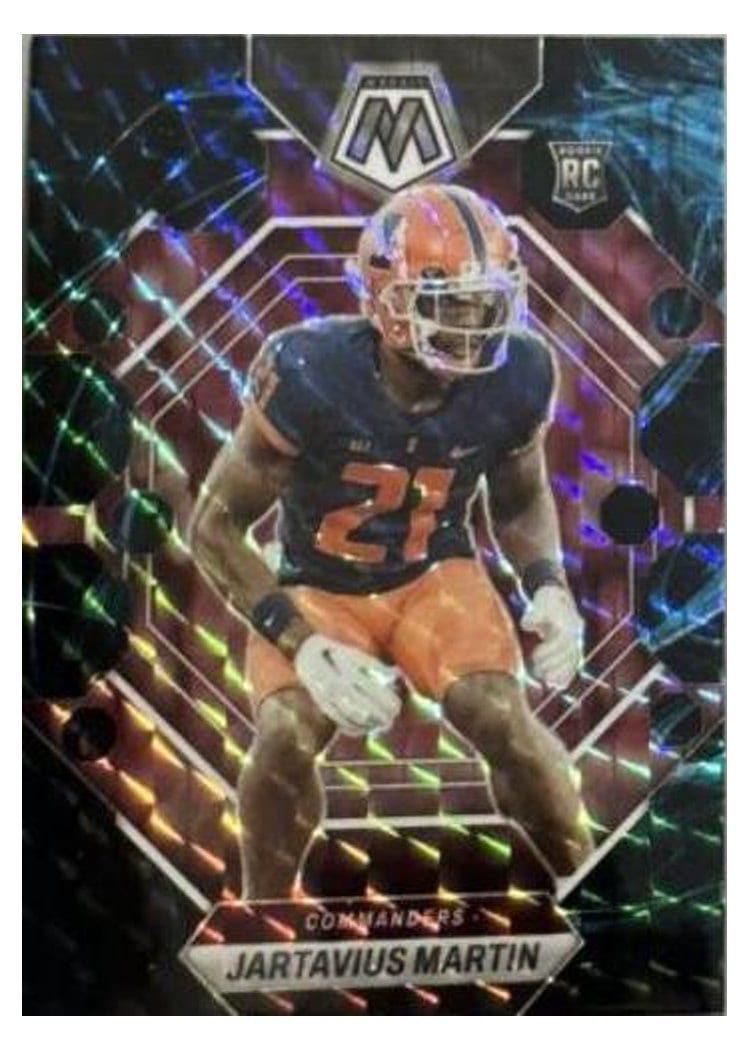 2023 Panini Mosaic Base Set Jartavius Martin #330 card