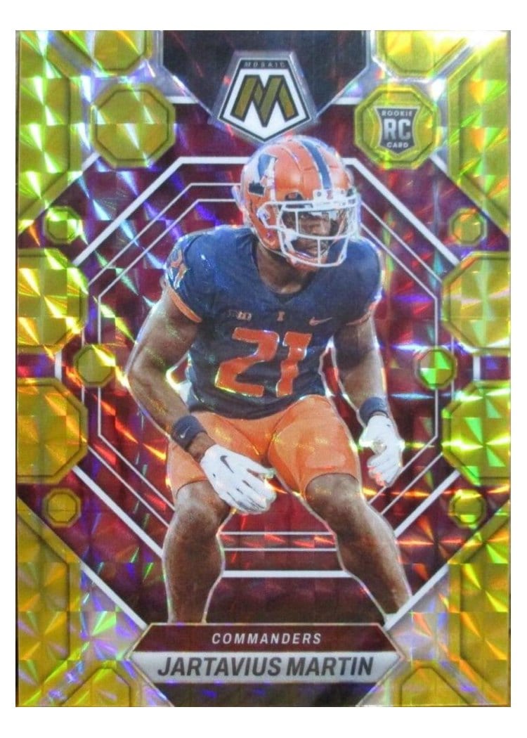 2023 Panini Mosaic Base Set Jartavius Martin #330 card