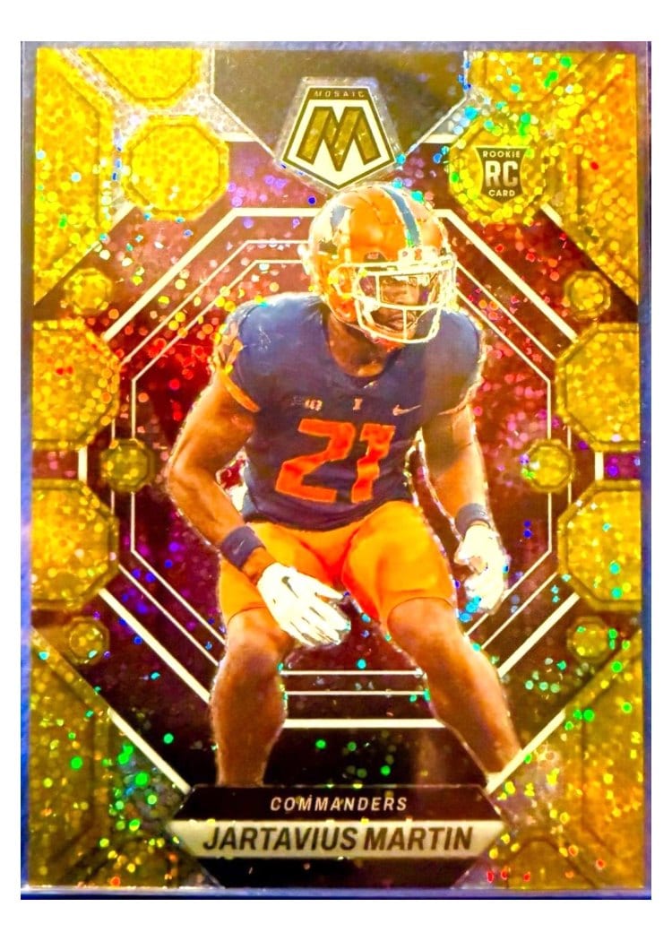 2023 Panini Mosaic Base Set Jartavius Martin #330 card