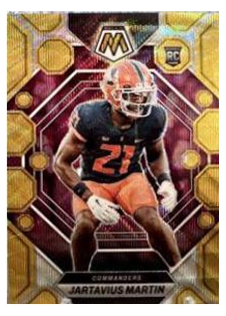 2023 Panini Mosaic Base Set Jartavius Martin #330 card
