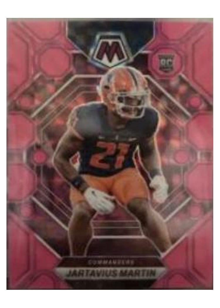2023 Panini Mosaic Base Set Jartavius Martin Pink Fluorescent #330 card
