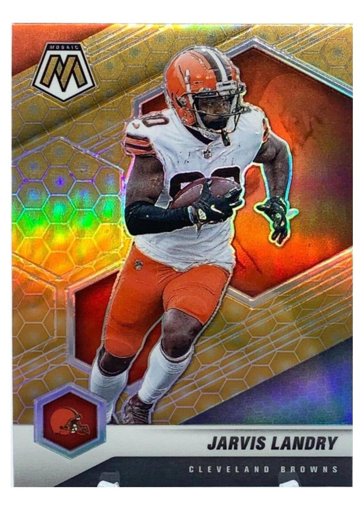2021 Panini Mosaic Base Set Jarvis Landry #55 card