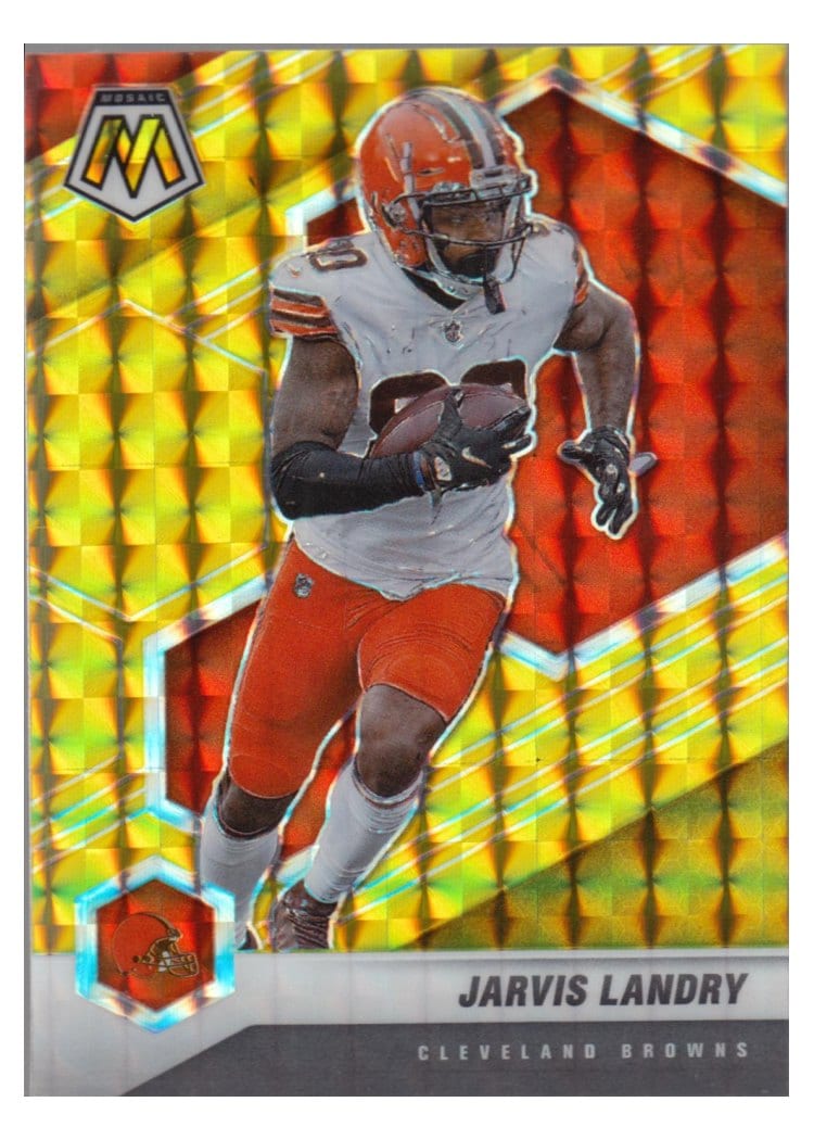 2021 Panini Mosaic Base Set Jarvis Landry #55 card
