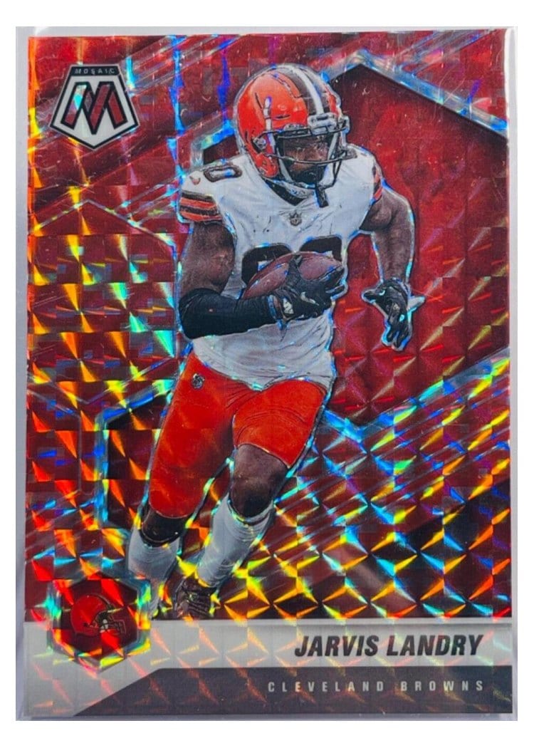 2021 Panini Mosaic Base Set Jarvis Landry #55 card