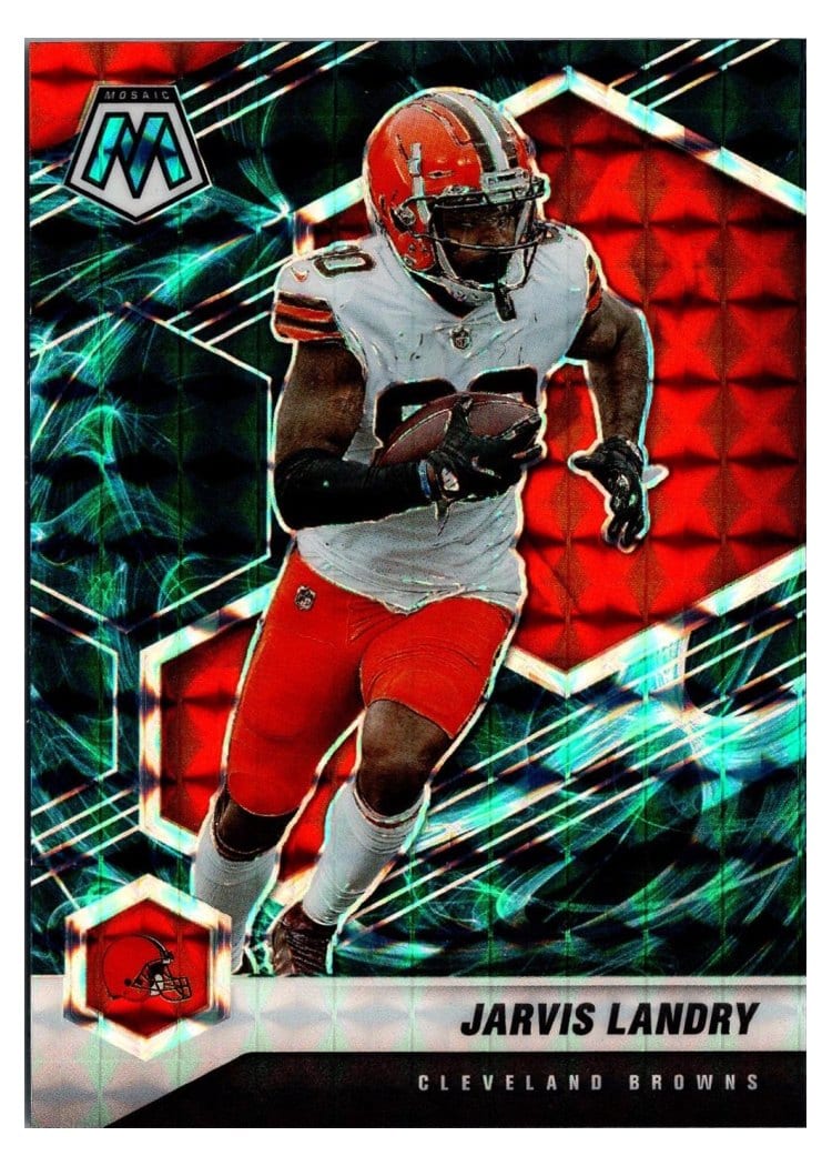 2021 Panini Mosaic Base Set Jarvis Landry #55 card
