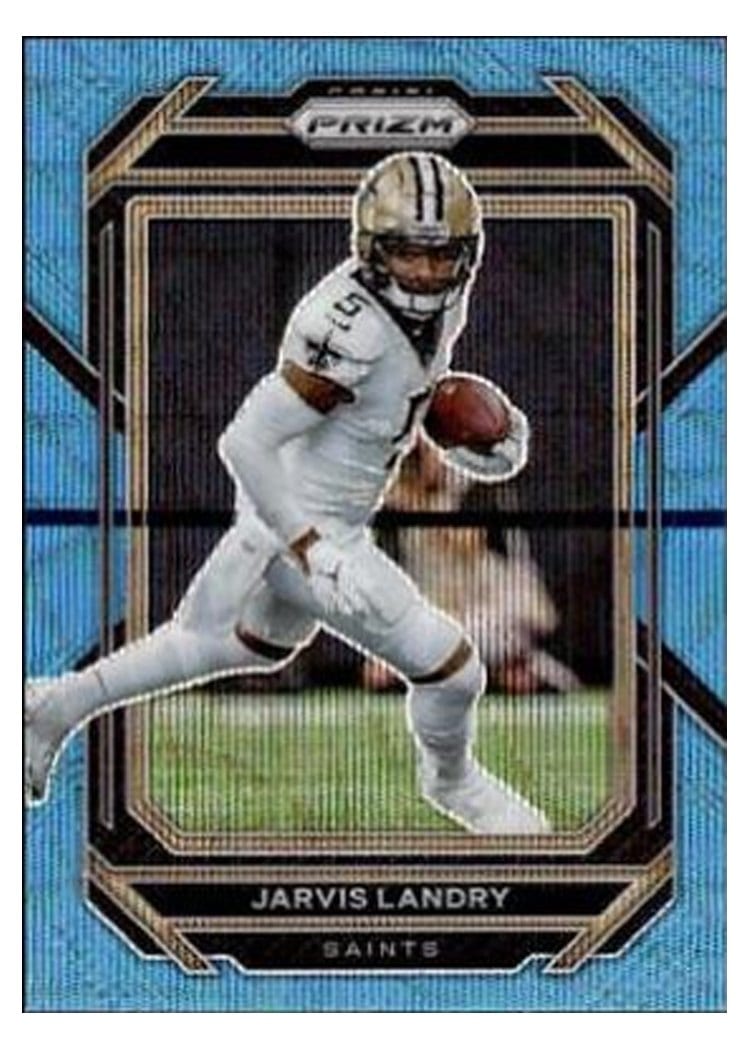 2022 Panini Prizm Base Set Jarvis Landry Blue Wave #210 card