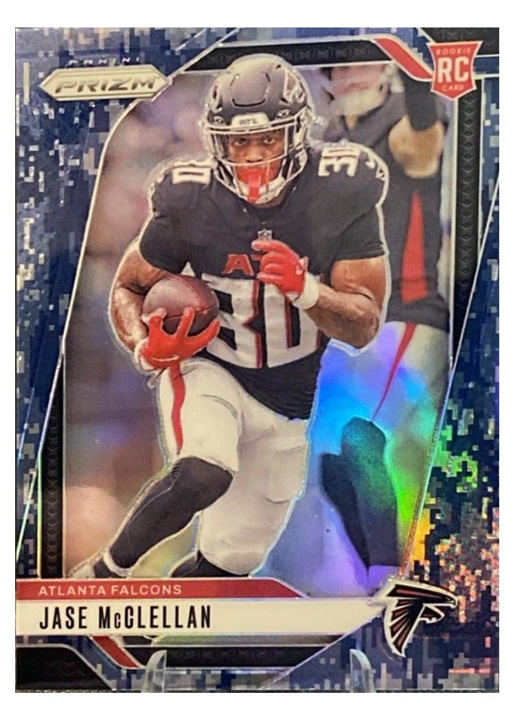 2024 Panini Prizm Base Set Jase McClellan Navy Camo #342 card