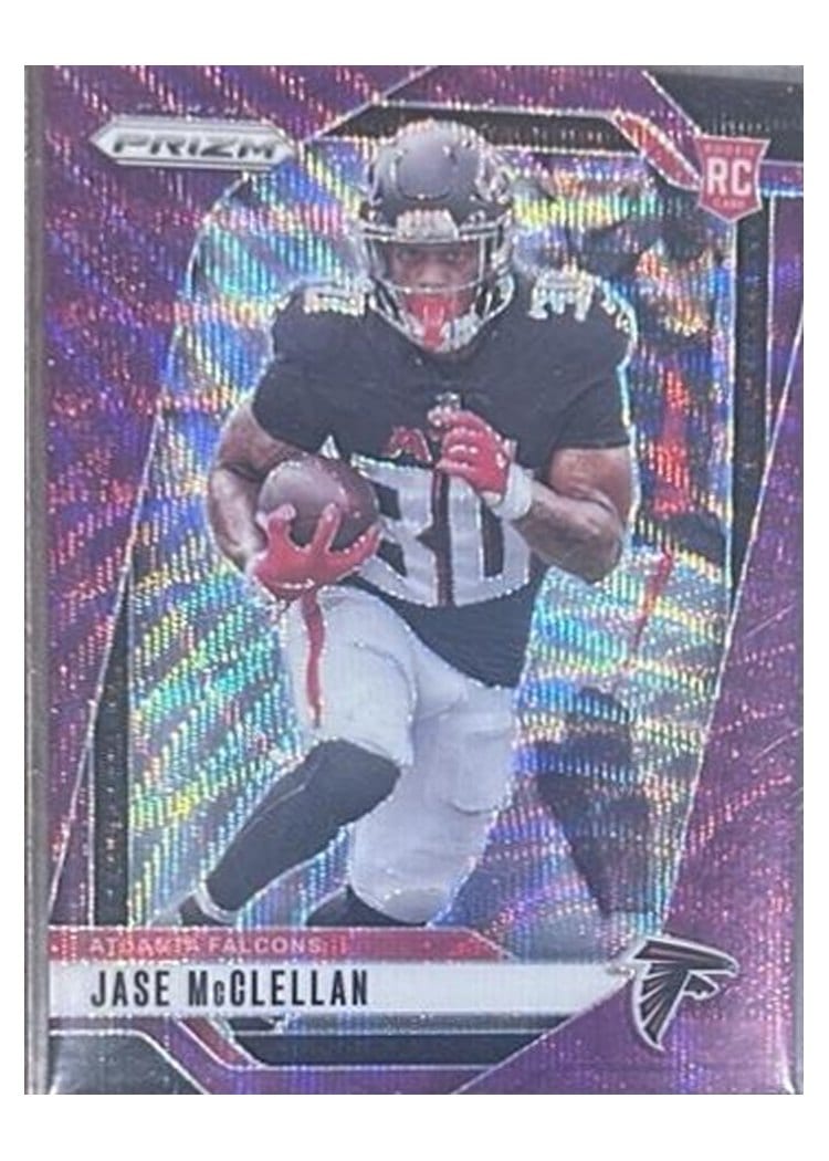 2024 Panini Prizm Base Set Jase McClellan #342 card