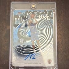 2025-26 Finest Colossal Shots Autographs Jase Richardson #CS-JR card