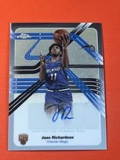 2025-26 Topps Chrome Next Stop Signatures Jase Richardson #NS-JR card
