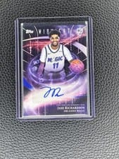 2025-26 Topps Midnight Stroke of Midnight Autographs Rookies Jase Richardson #SMR-JR card