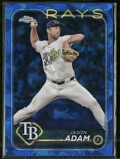 2024 Topps Chrome Update Sapphire Edition Base Set Jason Adam #USCS102 card