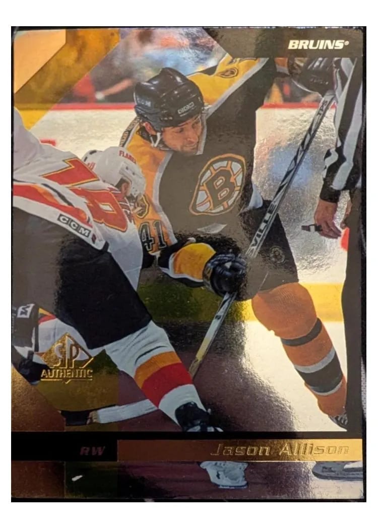 1998 SP Authentic Jason Allison #10 card