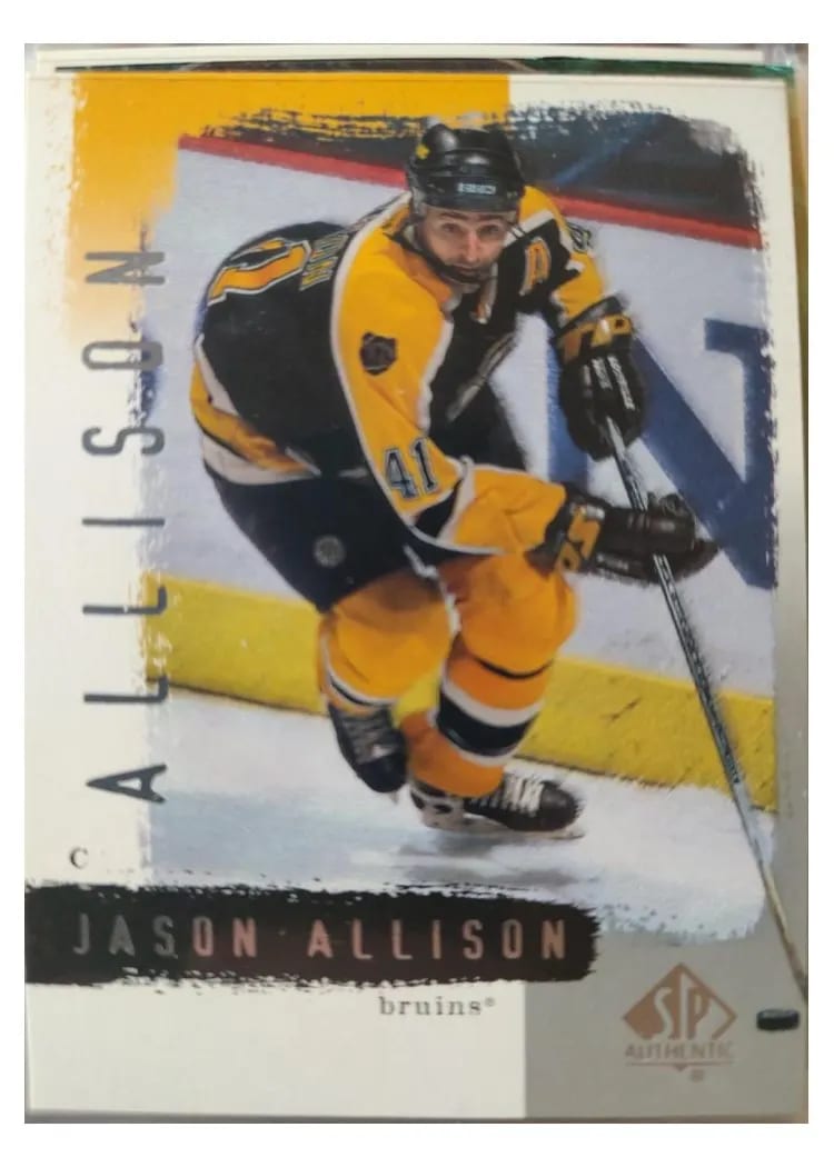 2000 SP Authentic Jason Allison #8 card