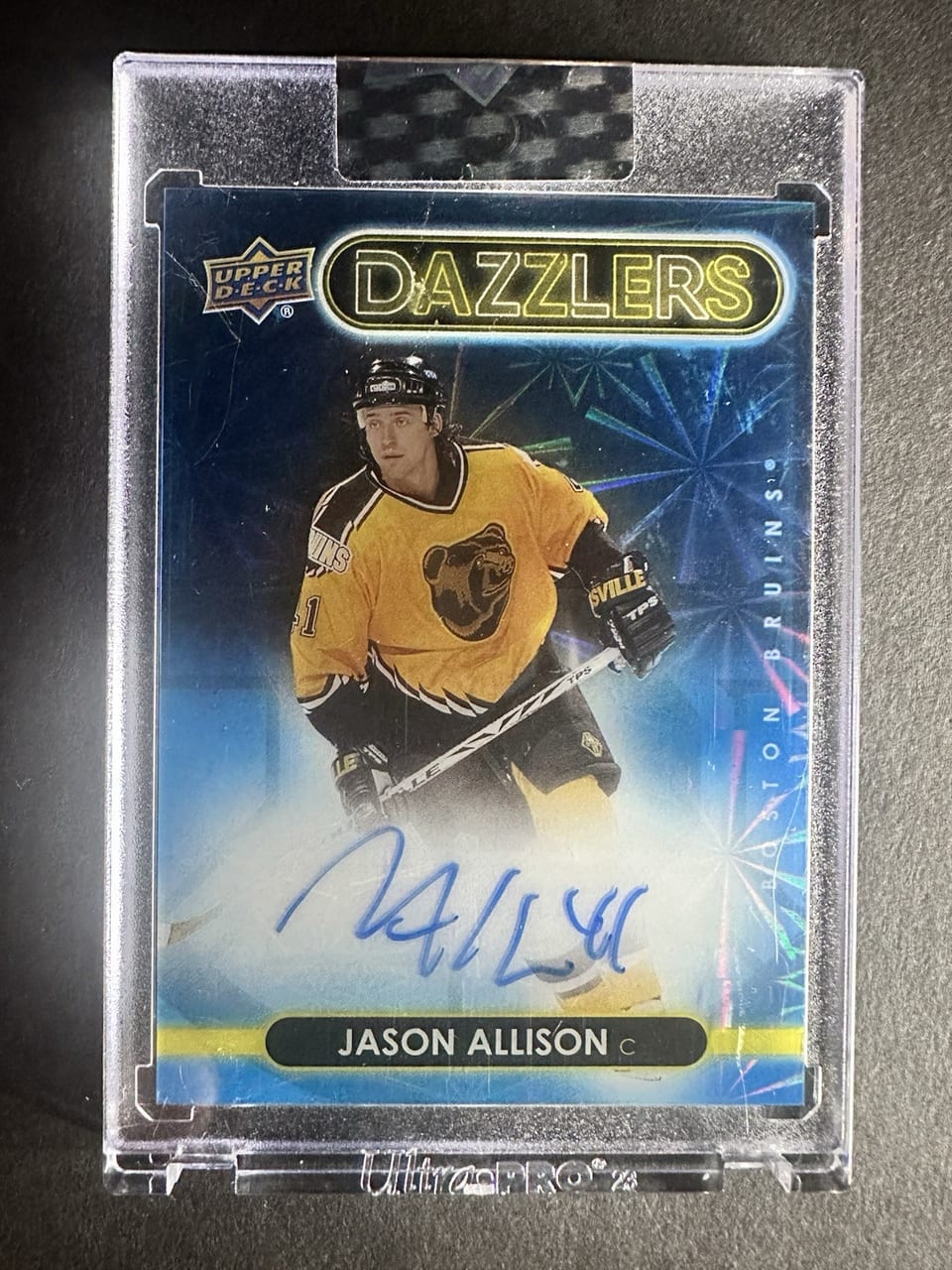 2024-25 Upper Deck Clear Cut 2021-22 UD Dazzlers Jason Allison #DA-JA card